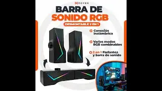 Tutorial y Unboxing de los parlantes desmontables RGB