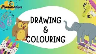 Easy Drawing by kids. How to draw animals