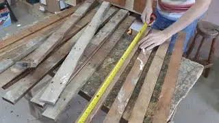 RECICLAGEM de madeira, só vendo pra crer o móvel que fiz com madeira velha.