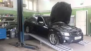 Измерение мощности Mercedes C250 2008 г.в.