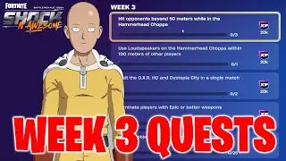 Fortnite Week 3 Quests Guide | Chapter 6 Season 4 - Shock ‘N Awesome