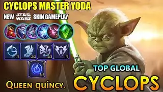 Cyclops Master Yoda, New Star Wars Skin Gameplay - Top Global Cyclops By Quᴇᴇɴ quiɴcʏ. ~ MLBB