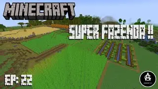 Super farm!! With almost everything!! Minecraft survival ep:22 