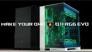 Make your own Lamborghini O11 EVO RGB edition: Including the screen with original Lian li software.