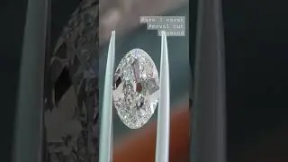 a rare 3 carat #moval cut diamond .