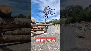 BIKE LEVEL 100 😱       #bike #velo #vtt #wheeling #trial #jump