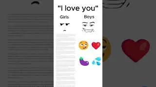 Boys vs Girls.