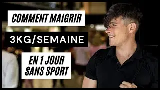 Comment Maigrir En 1 Jour Sans Sport | 3 Kilos / Semaine (Pour Débutants)