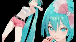 【极致丝滑/AI动画/MMD】初音-Stay Tonight