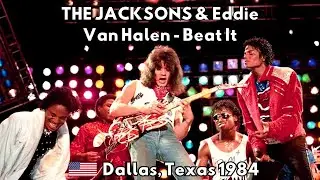 The Jacksons & Eddie Van Halen - Beat It (Victory Tour) (Dallas, Texas 1984)