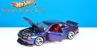 custom hot wheels nissan skyline R32