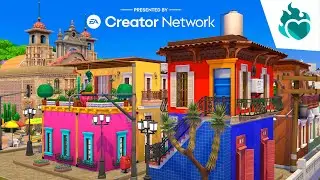 GUELAGUETZA STREET ❣️💋 NO CC |  THE SIMS 4 #lovestruck  💘 | Speed Build | 💋 BY RUSTICSIMS