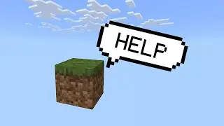 Minecraft oNe bLoCk ChaLLeNge, but I'm inside the block
