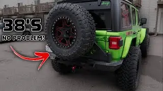THE BEST WAY TO MOUNT AN OVERSIZED TIRE ON A JEEP!!