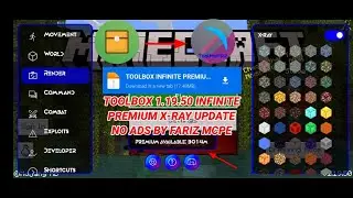 TOOLBOX FOR MCPE 1.19.50 INFINITE TIME X-RAY UPDATE BY FARIZ MCPE