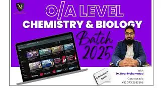 Admissions open for Batch 2025 O/A Level Chemistry & Biology