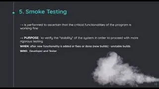 5 Smoke Testing