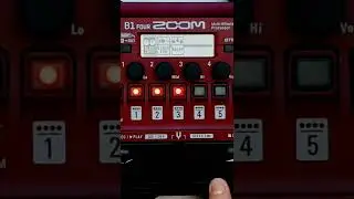 (10/49) How To Switch Effects On/Off Using Footswitches ZOOM B1 FOUR