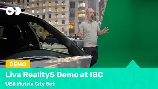 Reality5 Live Demo with Matrix City Virtual Set- 