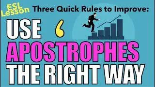 3 Ways to use Apostrophes Correctly