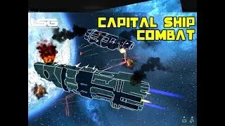 Space Engineers - Capital Ship Combat Destruction !!!