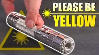 TRUE YELLOW LASER or not?  25+ years wait over? // Valkyrie 573 donated by Tinker Lasers