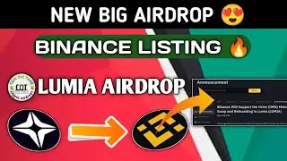 new free LUMIA crypto airdrop | BINANCE listing confirmed | Tamil