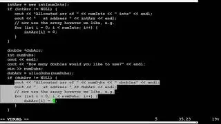 Dynamic memory allocation in C++