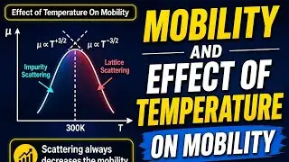 Mobility || Effect Of Temperature On Mobility