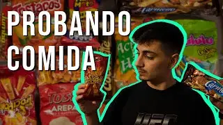 CHILENOS 🇨🇱 PROBANDO mucha COMIDA de COLOMBIA 🇨🇴