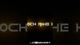 Boy Attitude Shayari | Instagram Trending Shayari | Black Screen Status | Alight Motion Status