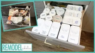 Bake Center | Kitchen Drawer Organization for Baking Supplies