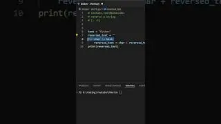 Reverse a String in Python (No [::-1] Hack!) | Python Tips 