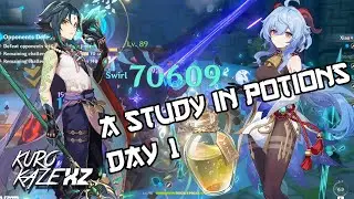 Genshin Impact 2.4 Event - A Study In Potions - Day 1