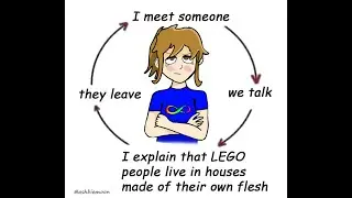 LEGO people live in houses made of their own flesh