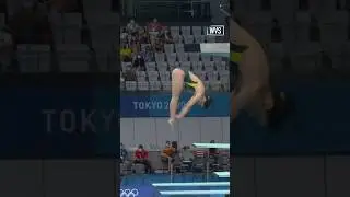 🫡😱 What a great back diving. you want to see this #olympics