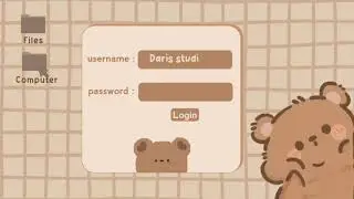 cute aesthetic (free) no text intro template | cute bear intro