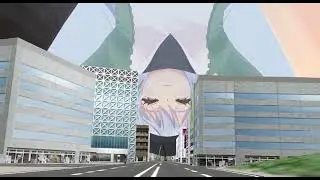 【Giantess MMD】ものすごく巨大化する大神ルゥちゃん