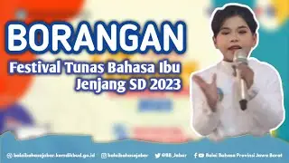 Pemenang VI Borangan Kategori Putri, Jenjang SD, FTBI Jawa Barat dan Banten 2023