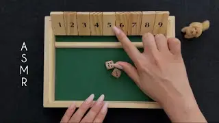 ASMR Shut The Box 🎲 Ear to Ear Whispering | 3 Wins & Relaxing Sounds 