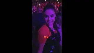 Selena at The Weeknd's concert in New York  June 6th 2017