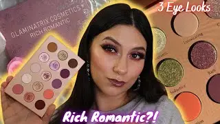 ANOTHER FALL FAVORITE?! GLAMINATRIX COSMETICS RICH ROMANTIC PALETTE REVIEW, TUTORIAL, & SWATCHES 💗