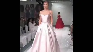 Satin dress show