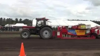 TrekkerTrek  Schijf 2012  Berry Kok met de Case IH 1056xl turbo in de 5,5 ton  2e trek