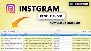 instagram profile phone number extractor |  how to get other instagram phone number