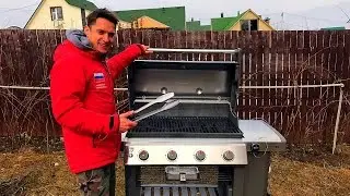 Обзор на Газовый Гриль WEBER GENESIS II E-410. Каре Ягненка на Гриле