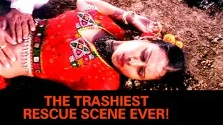 The Trashiest Rescue Scene Ever! | Bholi Bhali Ladki