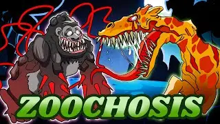 Zoochosis Swap Monster: Giraffe and Mutated Parasite - third person screamers