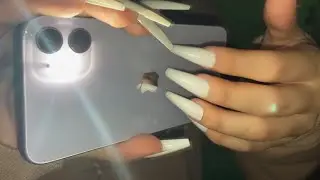 ASMR FAST TAPPING ON MY PHONE