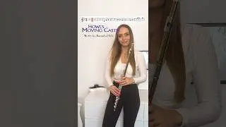 Howl’s Moving Castle on flute ✨ #shorts #flute